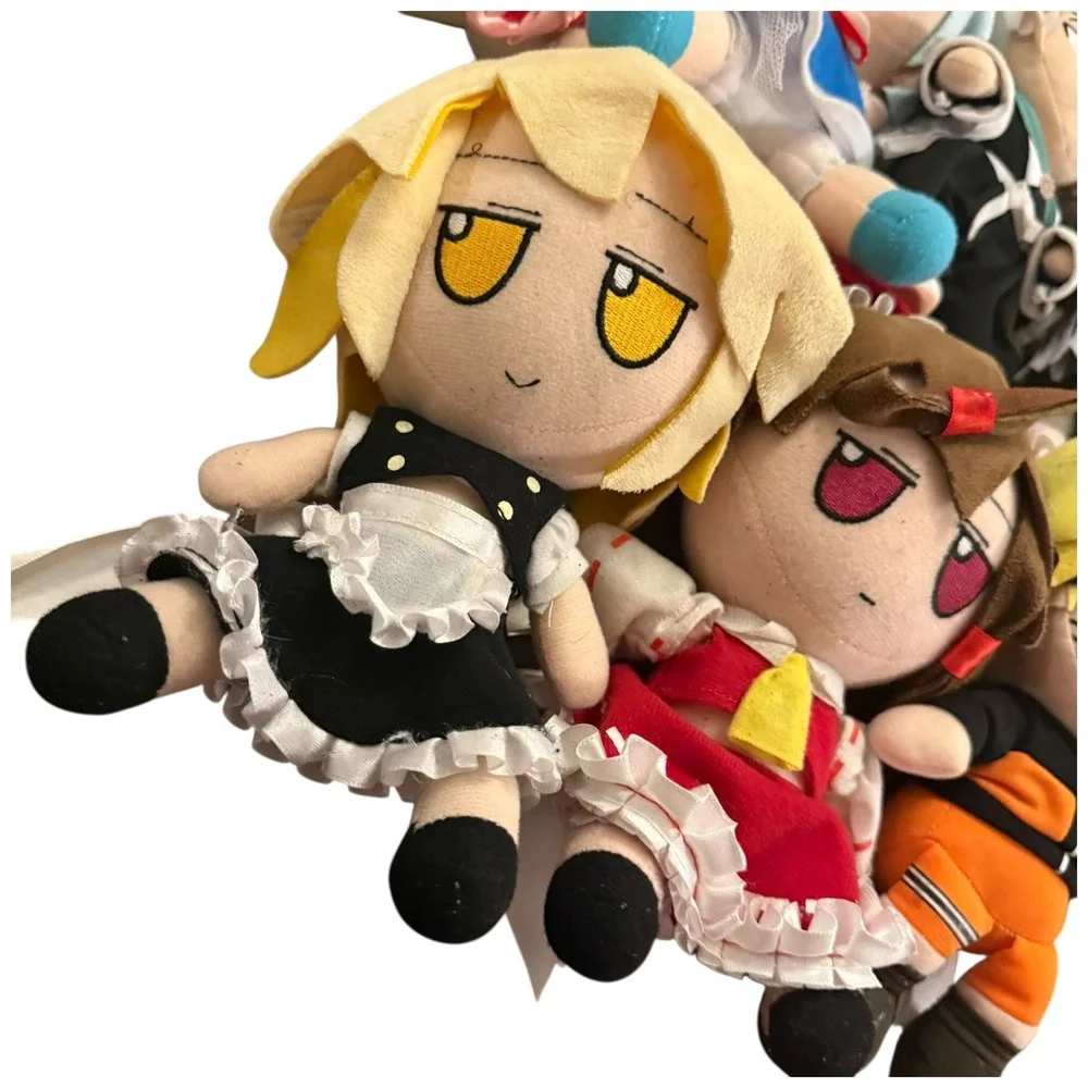 Anime‎ Plush Lot of 9 – Naruto, Bleach, My Hero Academia, Touhou Project Dolls